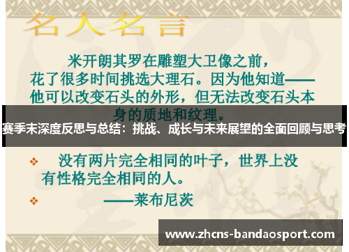 赛季末深度反思与总结：挑战、成长与未来展望的全面回顾与思考